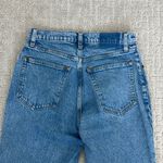 Abercrombie & Fitch A&F 90s straight ultra high rise light curve love medium wash denim jeans Photo 6