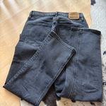 DENIM FORUM The Arlo High Rise Straight Jeans Size 27 In Eyeliner Dark Wash Black Photo 6