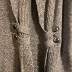 Fortune + Ivy  Gray Open Front Mid Length Long Sleeve Cardigan Size Medium Photo 2