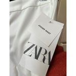 ZARA  White Jogger L Straight Leg Dress Pants Trousers Office Casual Business NWT Photo 3