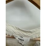 Entro Women Top Cream Gauze Lagenlook Coastal Boho Sz Medium Cotton Long Sleeve Photo 4