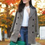 J.Crew NWT Captain Coat in Jeweled Houndstooth sz 4 Photo 3
