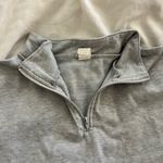 **reserved** quarter zip size L cropped sweatshirt Size L Photo 2