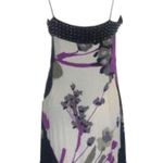 Studded Floral Print Silk Dress by Sheri Bodell Photo 1