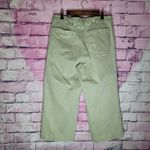 OAT NEW YORK SUNWASHED GREEN WIDE LEG CROPPED JEANS 12/31 Photo 1