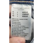 American Eagle  Mom Jeans High Waisted Light Wash Denim Stretch Womens‎ 4 Photo 5