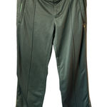 American Eagle  Track Sweatpants Low Rise Zip Green Gold Size 6 Y2k Indie Sleaze Photo 0