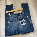 Mother Superior Jeans the swooner crop distressed womens Blue (size 25) designer Photo 6