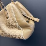 Coach  25638 Madison Madeline White and Gold Canvas Shoulder Bag Photo 6