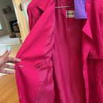 British Mist vintage trench coat size 7/8 Pink Photo 14