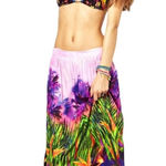 Seafolly  Samba Maxi Skirt  Out Split Side Tropical‎ Print Photo 0