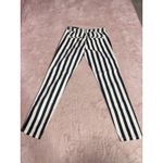 Women's/Juniors V.I.P. Black & White Stripe Size 1/2 New I0200 Photo 4