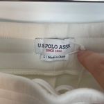 U.S. Polo Assn. Women's Cream Logo Tape Track Pants Sweatpants Size Large NWT Photo 6