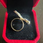 Lavencious Art Cocktail Butterfly Ring Size Adjustable from 6 Photo 3