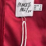 Princess Polly  The Villa Mini Dress Burgundy Photo 9
