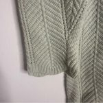 Diamata Made in Italy Long Sleeve Wool Sweater Dress Size Large Mint Green Photo 3