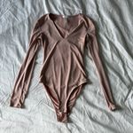 Leith  Deep V-Neck Long Sleeve Bodysuit Size XS Photo 1