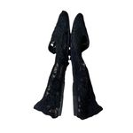 Seychelles  Black Lace Mesh Ballet Flats Women’s 8 Goth Fairy Grunge Preppy Photo 6