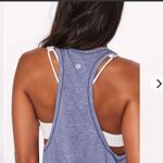 Lululemon Plank To Pike Workout Tank Heathered Twilight Blue 17.5” P2P Small Photo 2