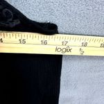 Caution to the Wind floral crochet tank top womens medium black gauzy whimsigoth Photo 3