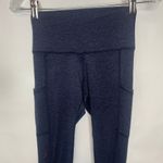 Aerie  Sz Small Dark Blue Leggings Hip Pockets Photo 4