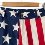 Loudmouth Bermuda Golf Shorts Stars and Stripes Red White Blue size 12 Photo 2