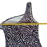 Kate Spade One Piece Swimsuit One Shoulder Zebra Print Size Small NEW NWT Photo 5