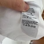 Madewell Embroidered Tank Mini Dress in 100% Linen in Eyelet White Size 2 NWT Photo 10