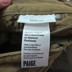 Paige  WOMEN'S INDIO ZIP CAVALRY KHAKI JEANS SIZE 27 Photo 9