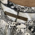 enza costa snakeskin print side knot bodycon mini dress Photo 4