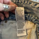 American Eagle high rise mom jeans size 6 short light wash distressed straight Photo 7