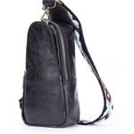 Boho Chest Bag PU Fanny Pack Crossbody Handbag Women Travel Sling Purse Black Photo 8