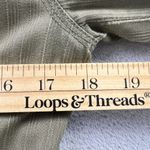 Reaction Kenneth Cole Kenneth Cole Reaction Coat‎ Womens Medium Olive Collared Belted Military Style Photo 5