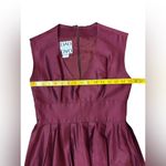 Chloé DAO CHLOE DAO Elegant Burgundy Sleeveless Dress With Side Pockets S 4. E74 Photo 11