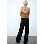 ZARA Satin Effect Printed Chain Strap Cami Photo 11