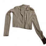 Brandy Melville John galt button down cropped cardigan Photo 0