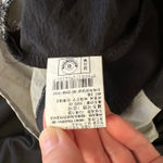 Visit in N.Y Studio Colorblock Midi Dress Black Gray Cotton Blend S/M Korea Photo 7