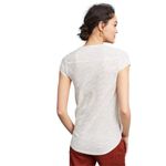 Maeve  Leila Wrap Top Cream with color stripes Size Large Photo 7