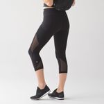 Lululemon  leggings Fast As Light Crop pockets mesh luxtreme capri Photo 1