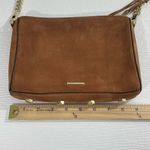 Rebecca Minkoff  Avery Crossbody Bag Caramel‎ Brown Nubuck Leather Purse Photo 11