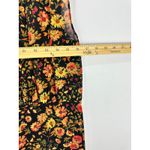 Dress Forum  Floral Midi Dress M Black Whimsigoth Fairy Grunge Boho Romantic Photo 3