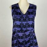 Marni Purple Silk Sleeveless Blouse Size 4 Photo 0