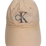 Calvin Klein Jeans  Pink Cotton Baseball Cap One Size CK Logo Adjustable Strap Photo 0