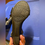Sam & Libby  black wedge sandals size‎ 8 Photo 6
