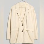 Madewell Rumpled Terry Blazer - Size Small Photo 3