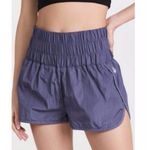 Free People  FP Movement The Way Home Shorts Purple Gray Blue Womens Medium Track Photo 0