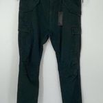 CARMAR BLACK CARGO STYLE ADJUSTABLE WAIST PANTS SIZE 10 Photo 0