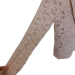 International Concepts INC Size Medium Cotton Nylon Lace Deep V Cut Pink Sheer Photo 5