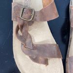 White Mountain Brown Braided Sandals  Photo 2