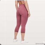 Lululemon Align Crop 21" High-Rise Nulu Yoga Leggings Misty Merlot Size 2 Photo 1